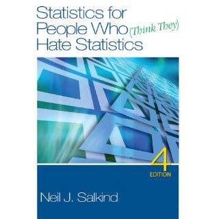   Think They) Hate Statistics [With DVD] Paperback by Neil J. Salkind