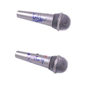  America Autographed Signed Microphone & Flawless Video 