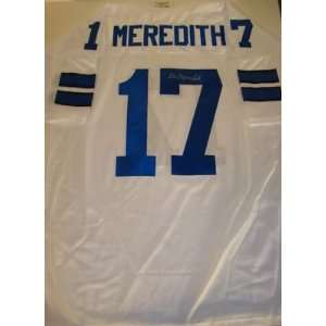  Signed Don Meredith Jersey   Autographed NFL Jerseys 
