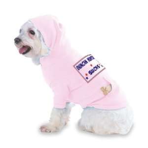 DUNCAN HUNTER SUCKS Hooded (Hoody) T Shirt with pocket for your Dog or 