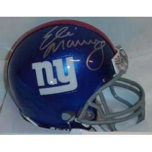 Eli Manning Autographed/Hand Signed New York Giants Mini Helmet