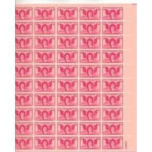  Francis Scott Key Sheet of 50 x 3 Cent US Postage Stamps 
