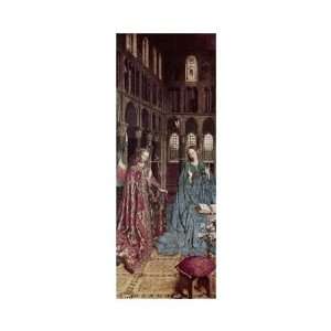  Jan Van Eyck   Annunciation Giclee Canvas
