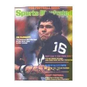 Jim Plunkett Autographed/Hand Signed Sports Illustrated Magazine 