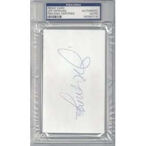 Joe Morgan Autographed/Hand Signed Index Card PSA/DNA #65060715