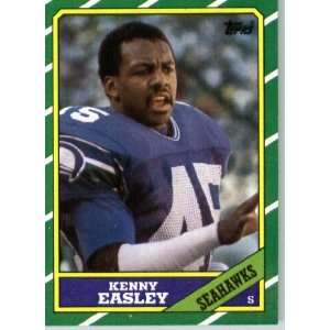  1986 Topps # 211 Kenny Easley Seattle Seahawks Football 