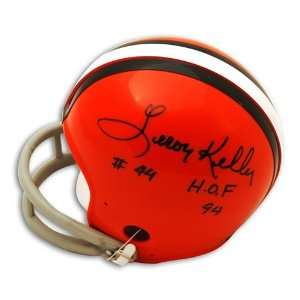 Leroy Kelly Autographed/Hand Signed Cleveland Browns Mini Helmet 