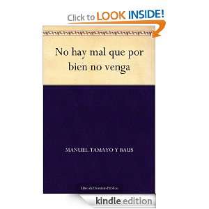   (Spanish Edition): Manuel Tamayo y Baus:  Kindle Store