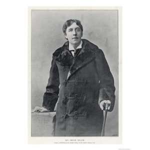 Oscar Wilde, Irish Writer and Playwright Giclee Poster Print, 30x40