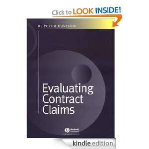 Evaluating Contract Claims R. Peter Davison  Kindle Store