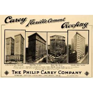  1915 Ad Philip Carey Cement Roofing Schmulbach Pierce 