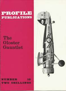 WWI Profile Publications Gloster Gauntlet  