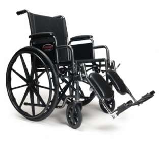 Everest & Jennings Advantage Folding Wheelchair ELEVATING LEGRESTS 