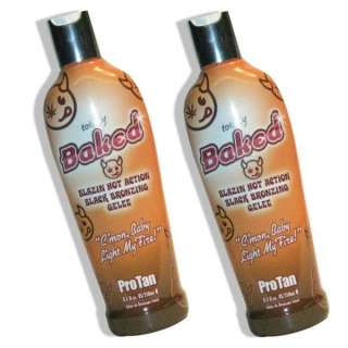 LOT OF 2 PRO TAN PROTAN TOTALLY BAKED HOT TINGLE BRONZER TANNING BED 