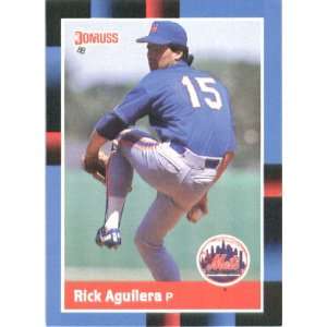 1988 Donruss # 446 Rick Aguilera New York Mets Baseball 