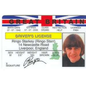 Ringo Starr   Beatles   Collector Card