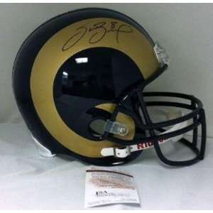 Sam Bradford Autographed Helmet   FS JSA   Autographed NFL Helmets