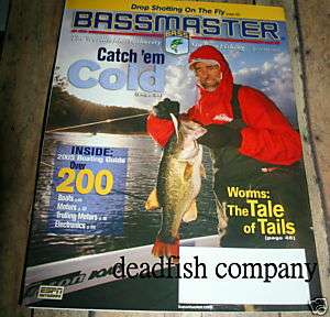 BASSMASTER Jan 2005 Fishing Magazine Bass WORMS Fish +  