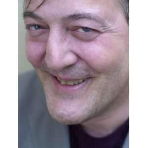 Stephen Fry Author, Actor and Film Maker in London, Promoting His 