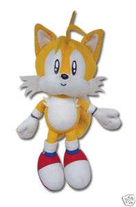 Sonic the Hedgehog Tails the Fox 8 Plush Sega GE 7089  