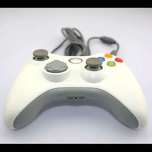 For MICROSOFT Xbox 360 new White Wired USB Pad Game Controller  