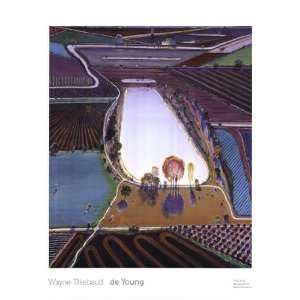    Ponds and Streams by Wayne Thiebaud 26x36: Kitchen & Dining
