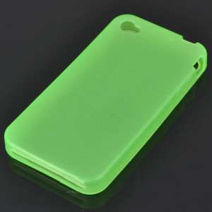 Glow in the Dark Protective Case for iPhone 4   Green  