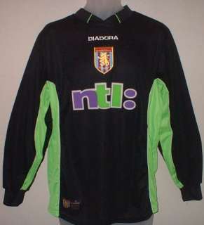 Aston Villa Goalkeeper Goalie Football Soccer Shirt Jersey Diadora NEW 