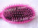 Professional Human Hair Extension Loop Brush Pink  