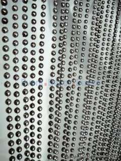 6ft Long Faux Metal Steel Ball Beaded Curtain Wedding Party Decor 