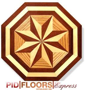 Hardwood Flooring Medallion Octagon Inlay 18”  