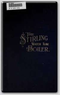 Stirling Water Tube Boiler Catalog   1895 on CD  