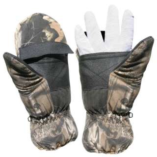 heated camo gloves heavy duty with a pocket on the back for hand 