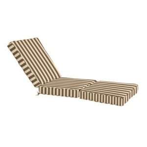  Outdoor Chaise Cushion with Box Edge Welts   V 