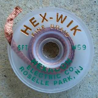 New Hexacon HEX WIK W59 5 Desoldering Braid  