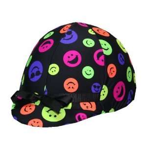  Equestrian Riding Helmet Cover   Happy Face Sports 