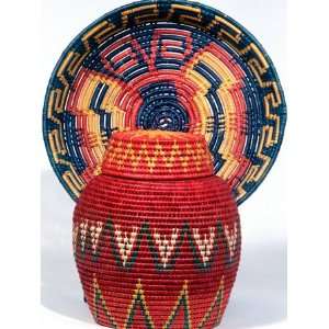 Baskets Made of Reed, Traditional Ethnic Arts, Bamboo, Mexico Premium 