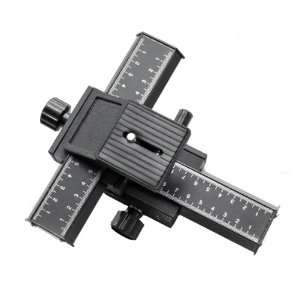  4 Way Macro Focusing Rail Slider Quick Release Plate for 