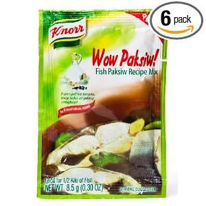 Knorr Wow Paksiw Fish Paksiw Recipe Mix 8.5g (Pack of 6)  