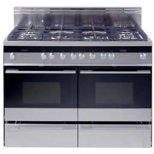  Dual Fuel Range with 6 Sealed Burners Dual Self Cleaning Ovens 