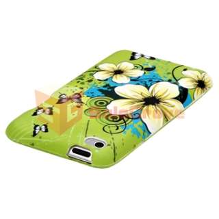 For iPod Touch 4G 4th gen 6 Hard Case+3 Screen Guard+holder Accessory 