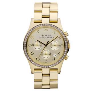   MARC BY M. JACOBS MBM3012 HENRY CHRONOGRAPH GOLD LADIES WATCH  