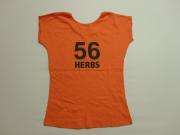 Jagermeister 56 Herbs Dual Printed Orange T Shirt Small NEW S  