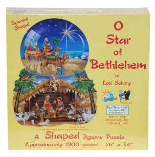 Star of Bethlehem Shaped Jigsaw Puzzle  