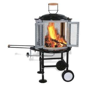   Summer Patio Heater Fire Pit with Gas Starter Patio, Lawn & Garden