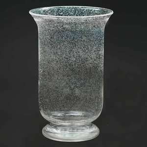  Hurricane Round Flared Glass Pillar Candle Holder Vase 