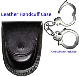 Leather Police Handcuff Case Hand Cuff Belt Holster  