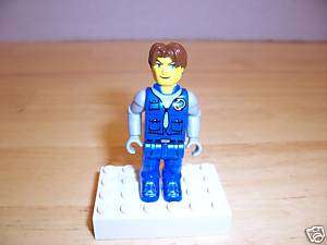 LEGO   Jack Stone: w/ blue vest/brown hair   NEW!  