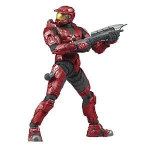    Halo 3 Series 1   Spartan Soldier Mark VI Armor (Red) Toys & Games