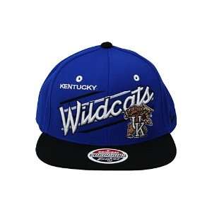   Of Kentucky Wildcats Snapback Hat Blue. Size